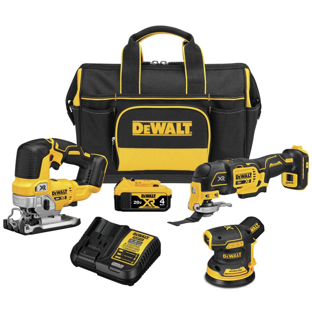 DEWALT 20V MAX XR 3 Tool Woodworking Kit - Ascmtools