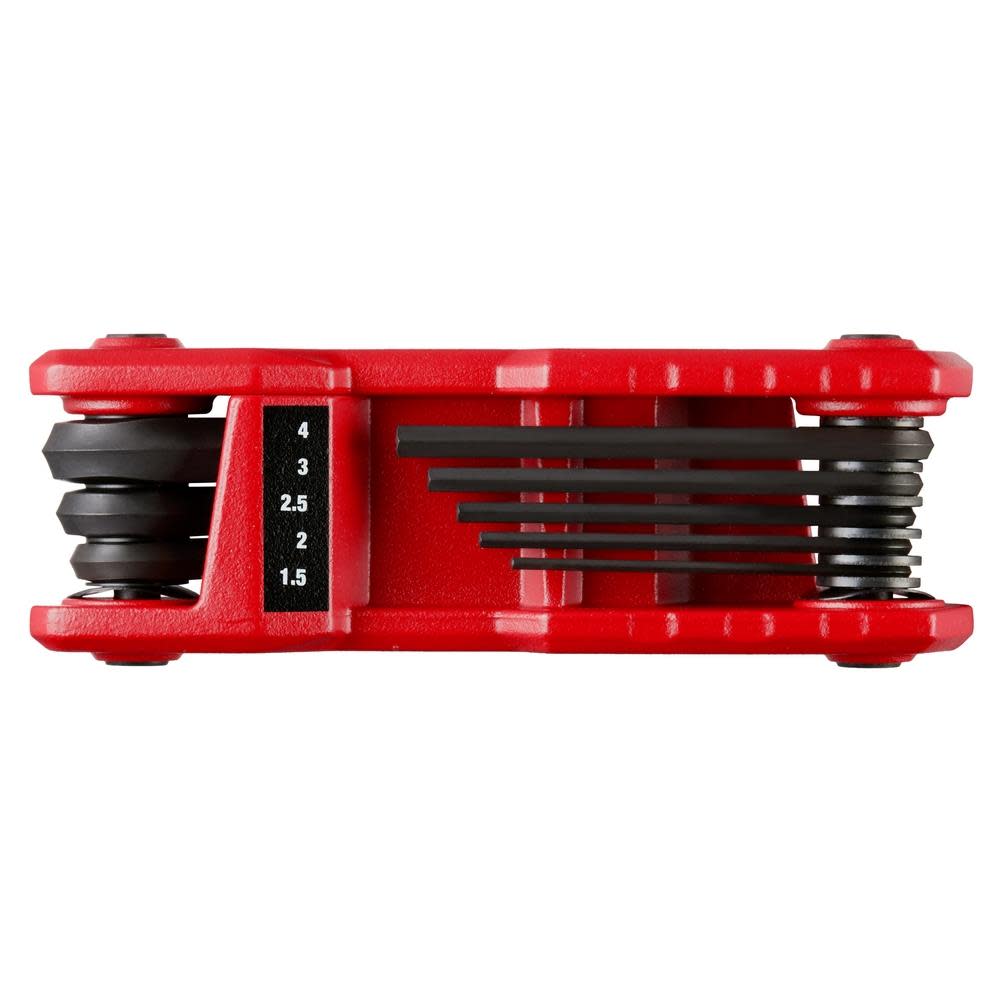 Milwaukee 8 Key Folding Hex Key Set Metric - Ascmtools