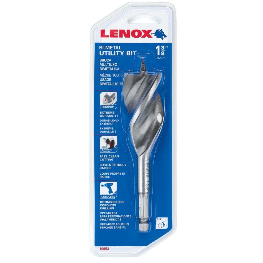 Lenox 1-3/8 In. Bi-Metal Utility Bit - Ascmtools