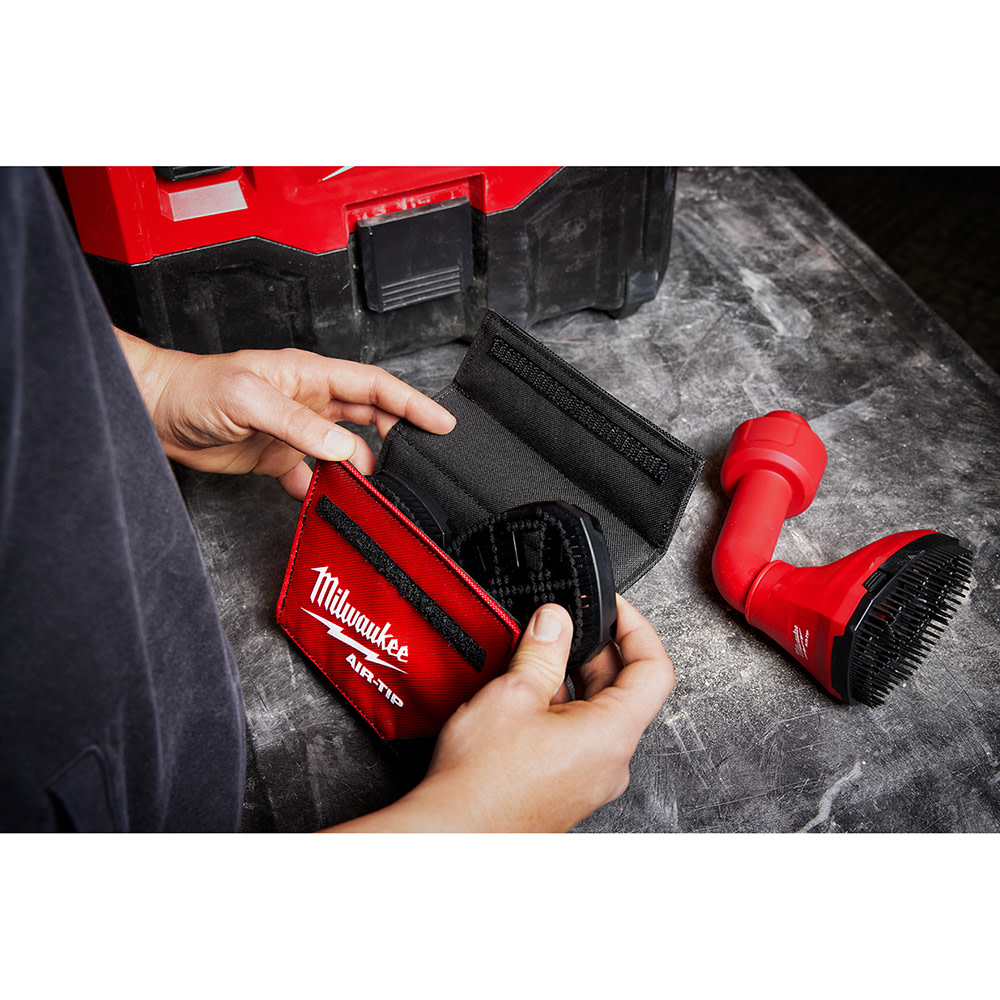Milwaukee AIR-TIP Swiveling Palm Brush - Ascmtools