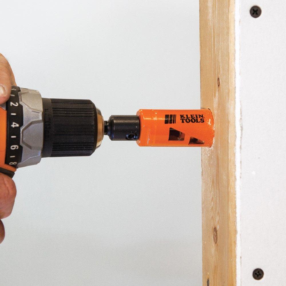 Klein Tools 3-Piece Hole Saw Kit w/ Arbor - Ascmtools