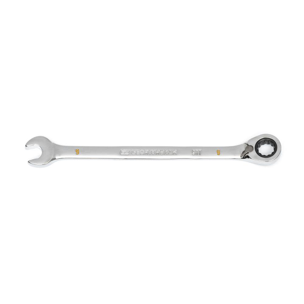 GEARWRENCH Ratcheting Wrench 9mm 90 Tooth 12 Point Reversible - Ascmtools