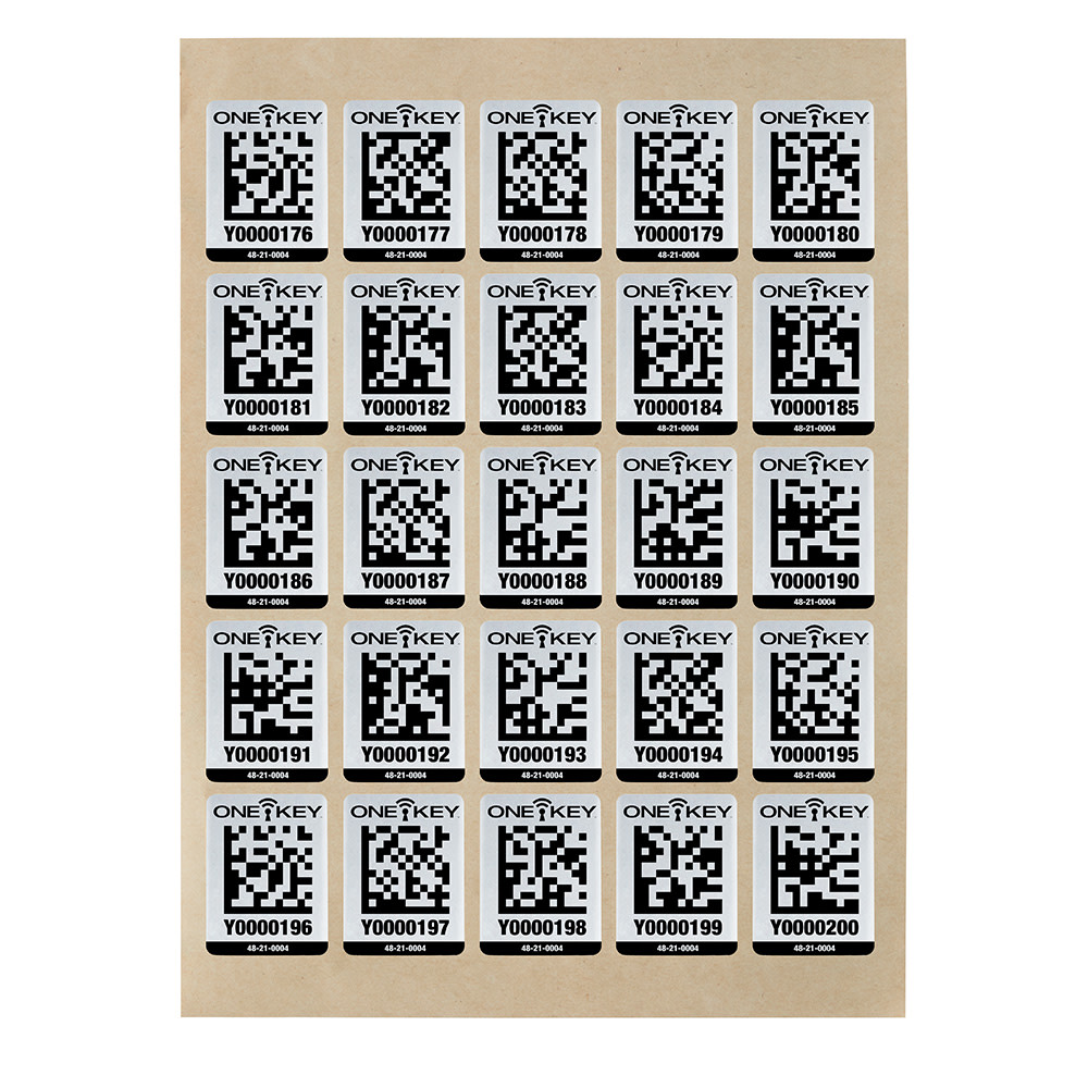 Milwaukee ONE-KEY Asset ID Tag  Large for Metal Surface (25pc) - Ascmtools