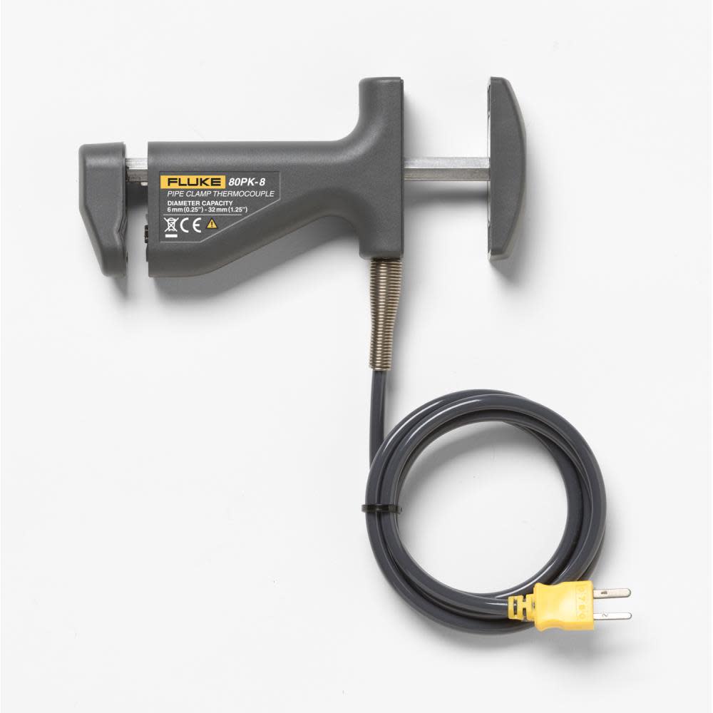 Fluke 80PK-8 Type-K Pipe Clamp Temperature Probe - Ascmtools