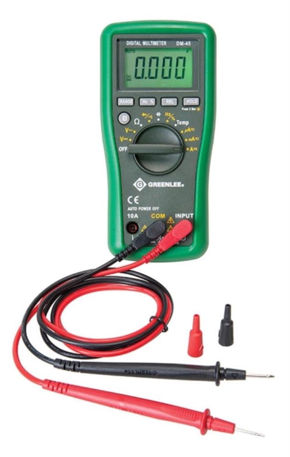 Greenlee Cat III 600 V Auto-Ranging Digital Multimeter - Ascmtools