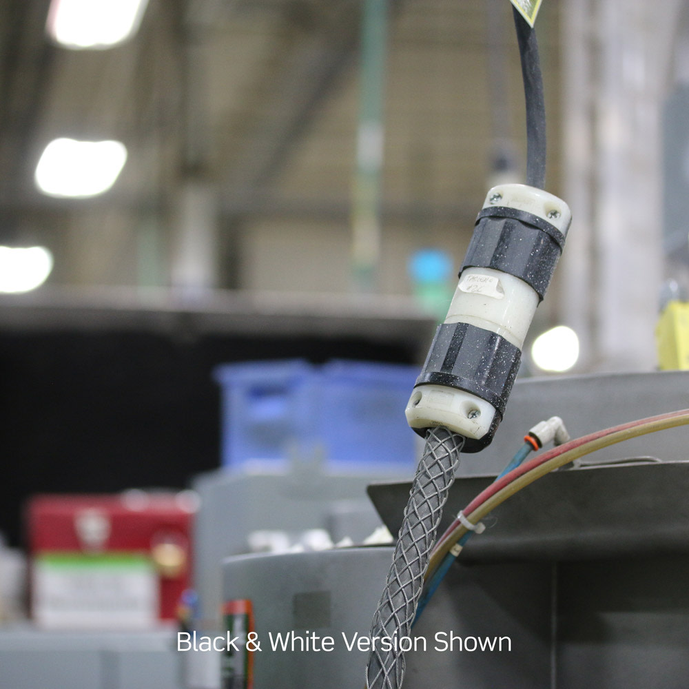 Leviton Locking Plug 30A 250V 2 Pole 3 Wire Black & White Nylon - Ascmtools