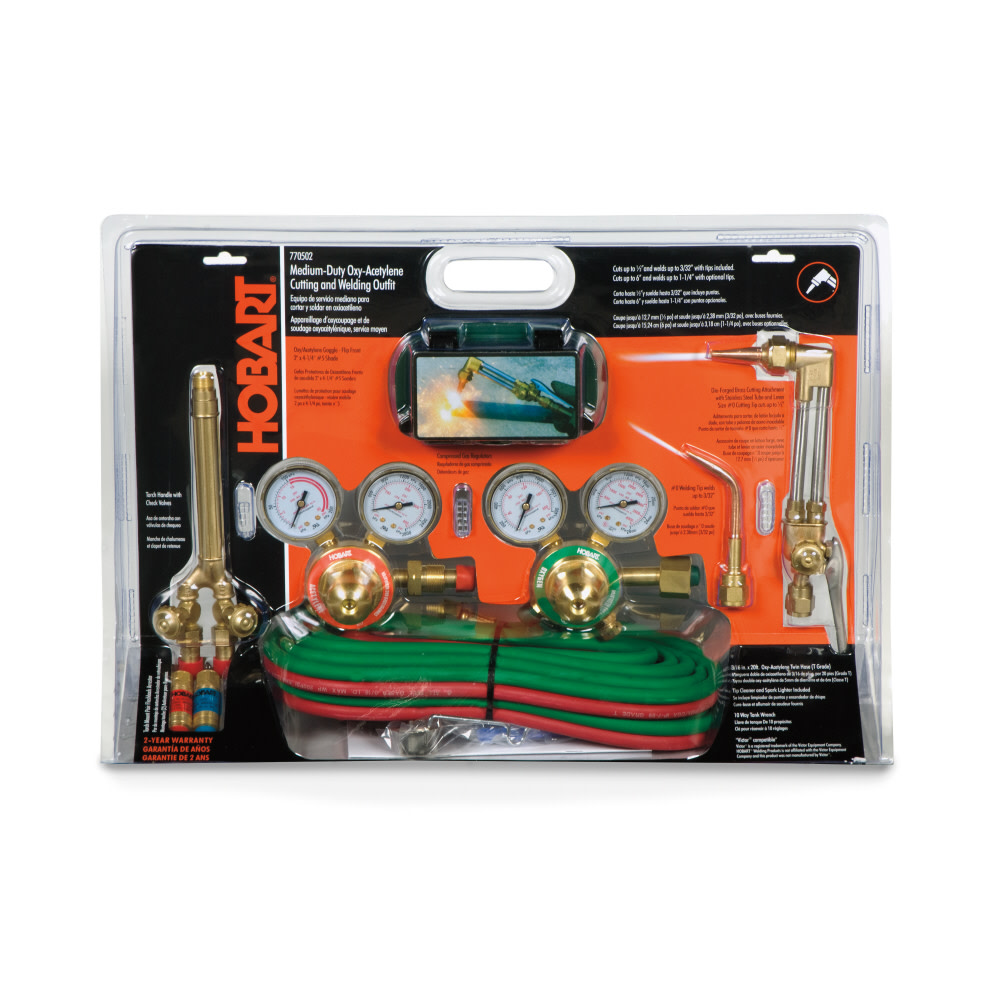 Hobart Oxy / Acetylene Medium Duty Torch Kit - Ascmtools