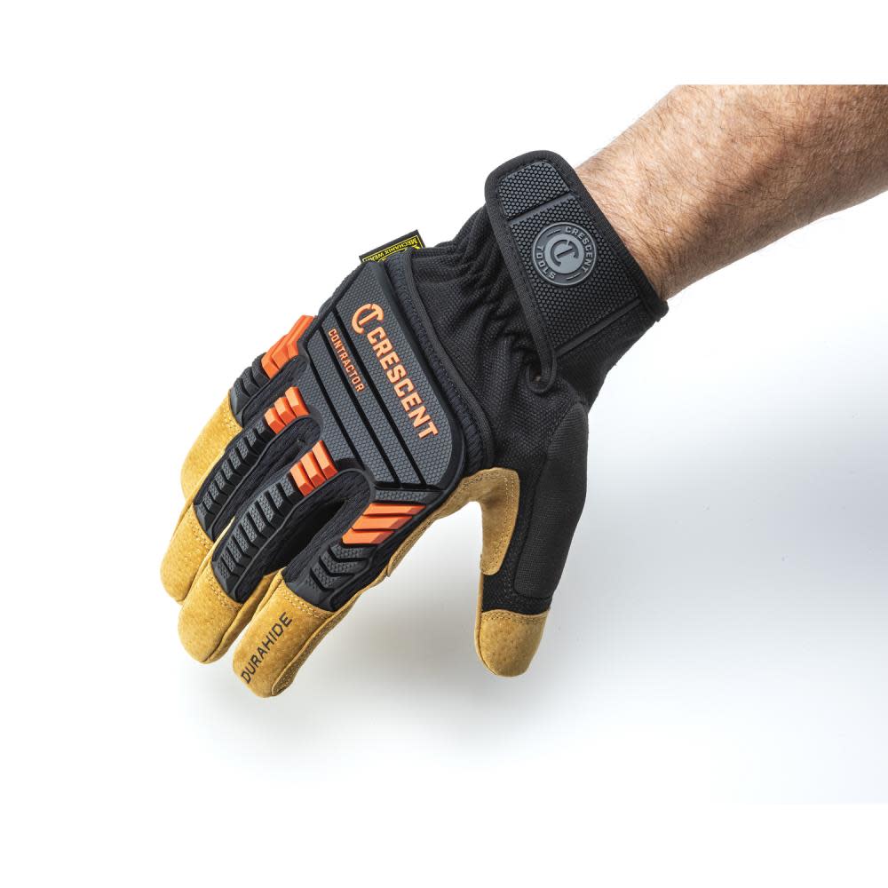 Crescent Heavy Impact Work Gloves – XL - Ascmtools