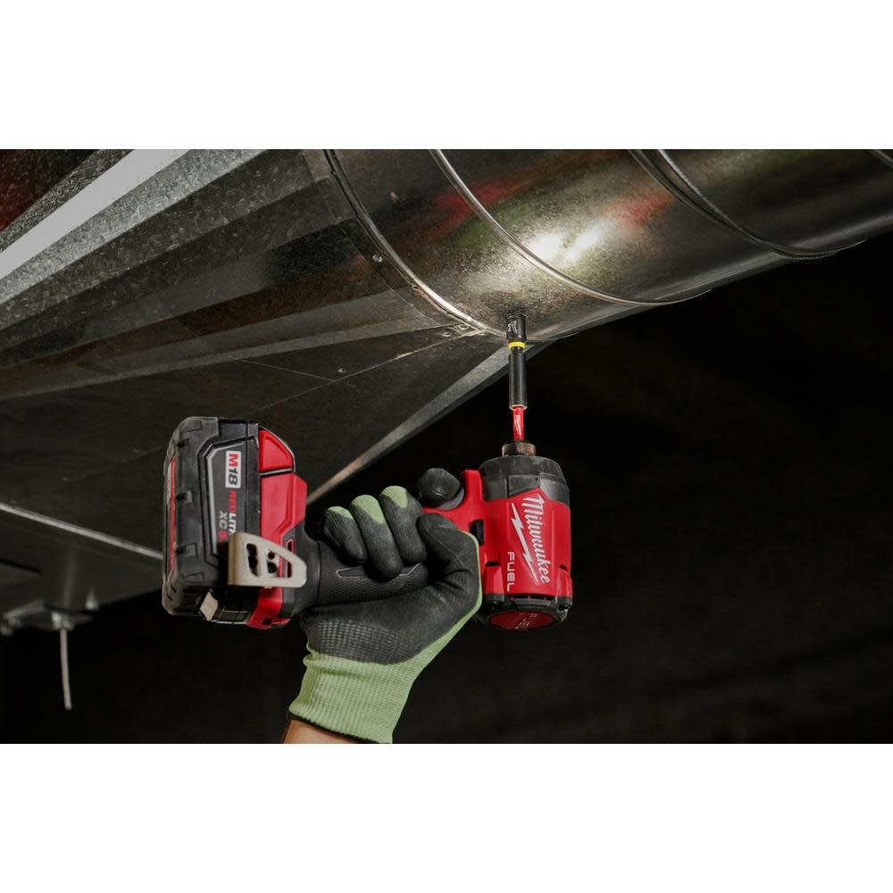 Milwaukee SHOCKWAVE Impact Duty 8MM x 2 9/16″ Magnetic Nut Driver 10pk - Ascmtools