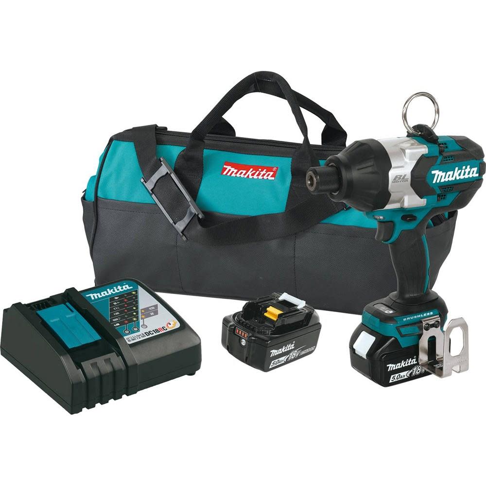 Makita 18V LXT High Torque 7/16″ Hex Impact Wrench Kit - Ascmtools