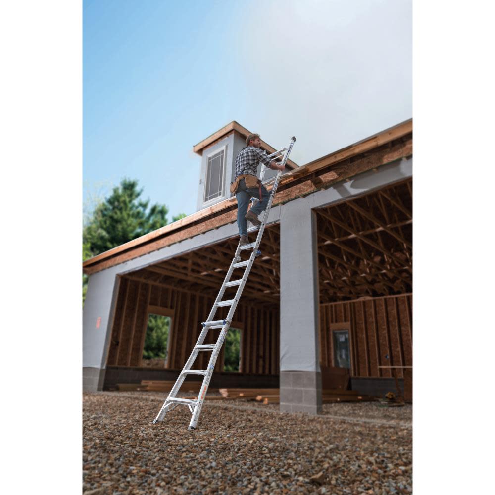 Werner 18 Ft. Reach Height Type IA Aluminum Multi-Position Ladder - Ascmtools