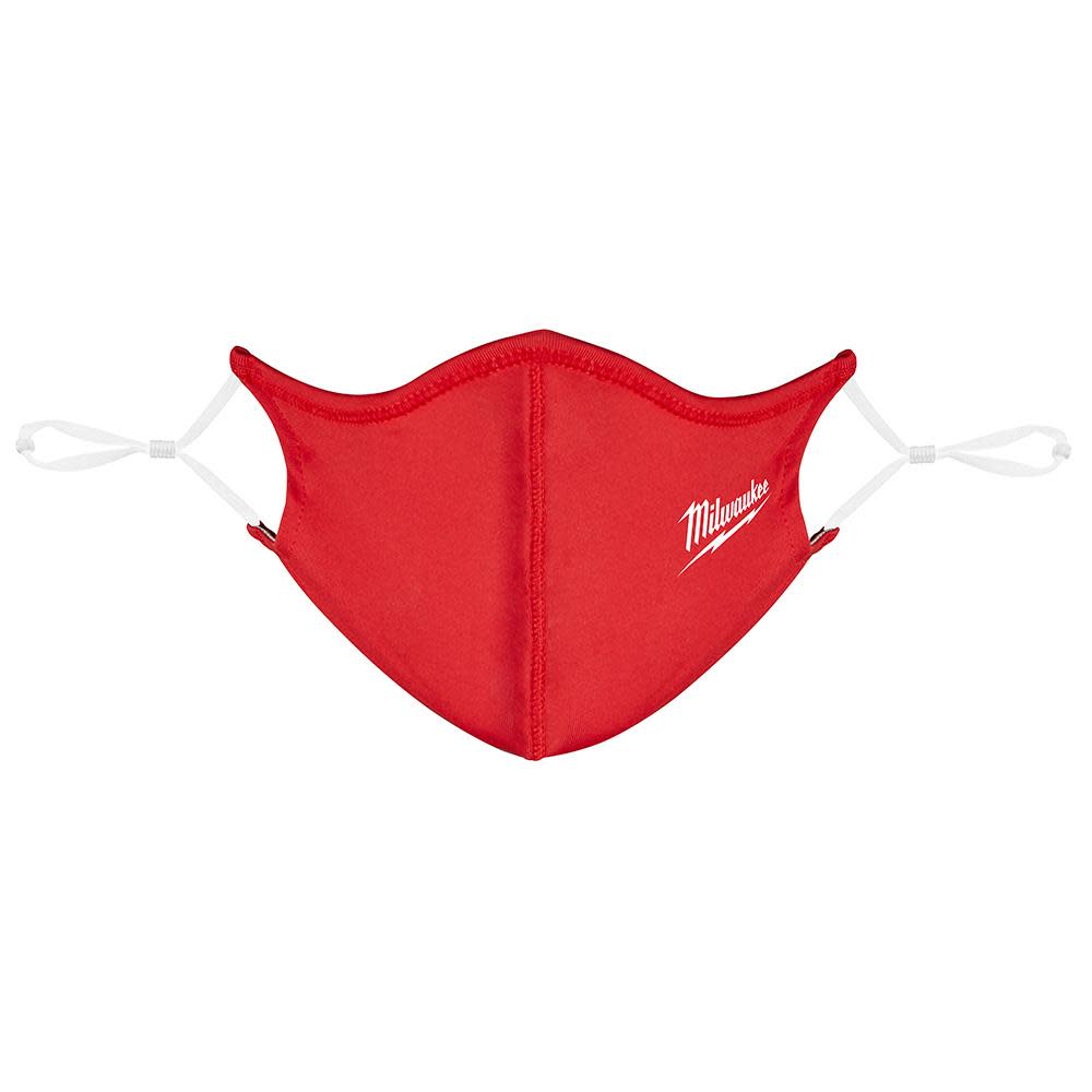 Milwaukee 10PK Red 2-Layer Face Mask - Ascmtools