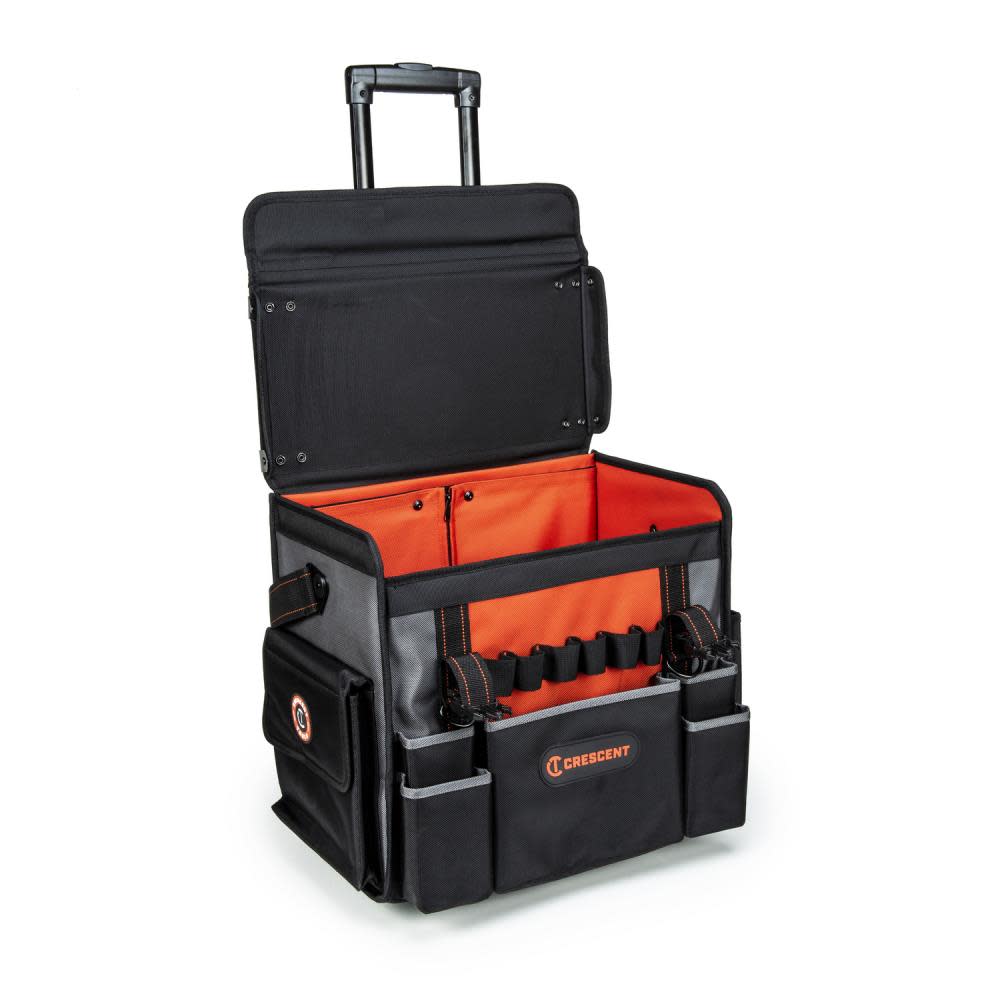 Crescent 18″ Tradesman Rolling Tool Bag - Ascmtools