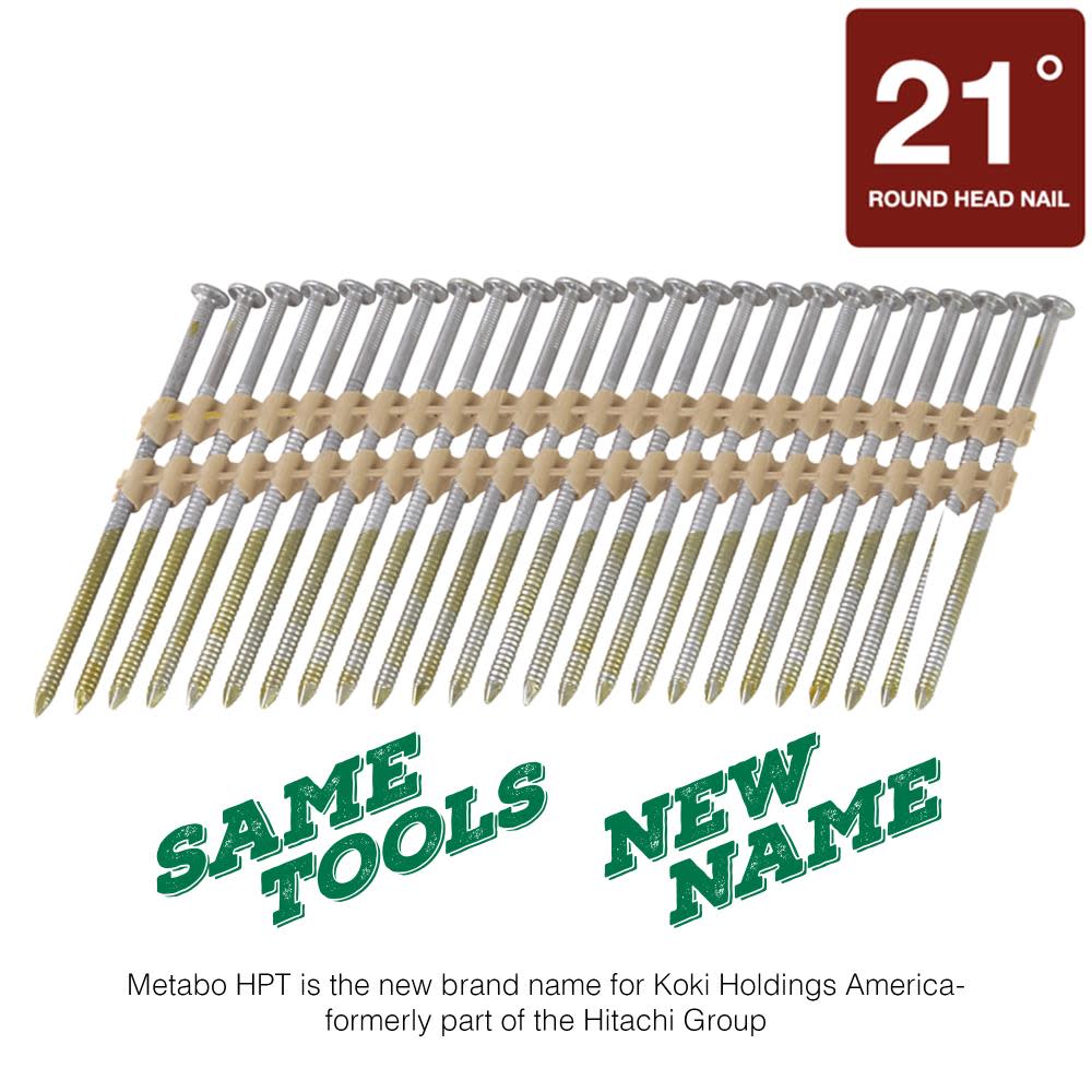Metabo HPT 2 3/8″ Nails 304 Stainless Steel 1000qty - Ascmtools