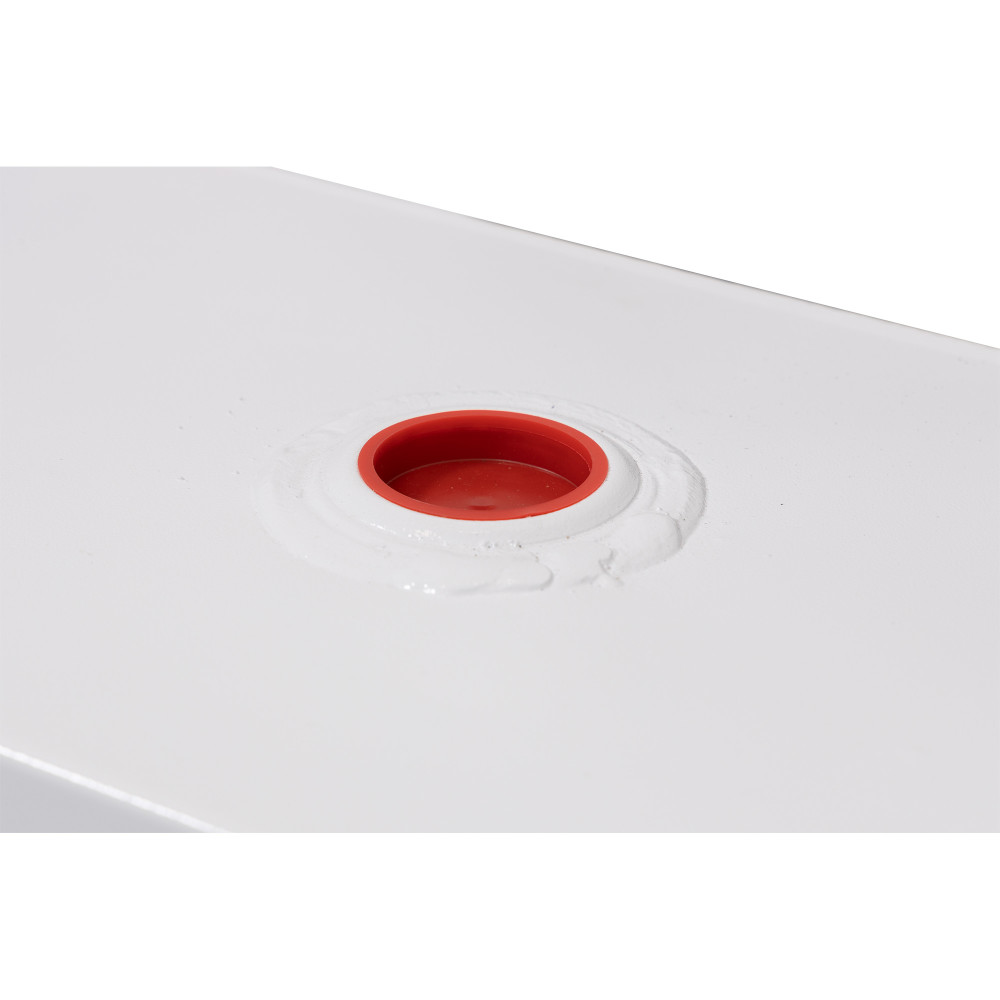 Better Built Steel Transfer Tank 100 Gallon T Top L Shape White - Ascmtools