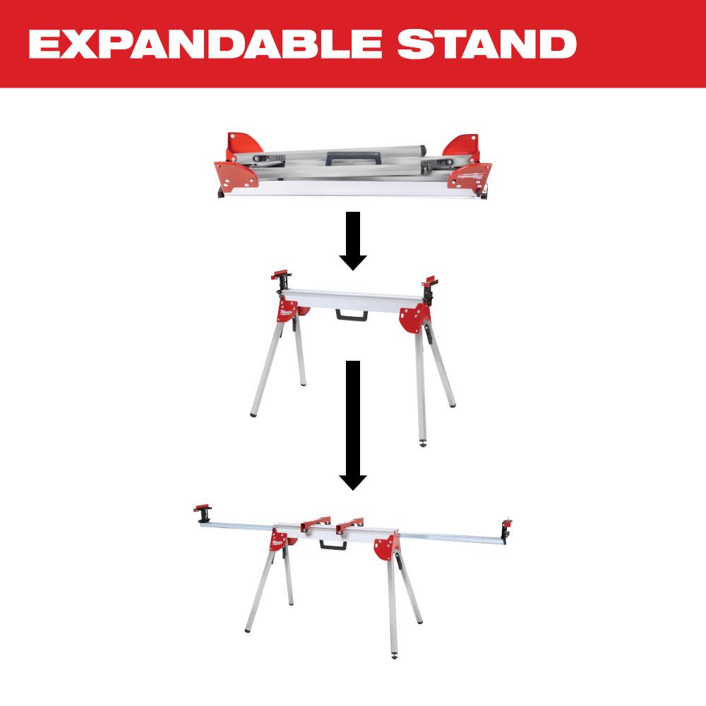 Milwaukee Folding Miter Saw Stand - Ascmtools