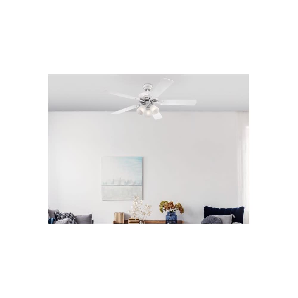 Westinghouse 52″ Vintage White LED Indoor Ceiling Fan - Ascmtools