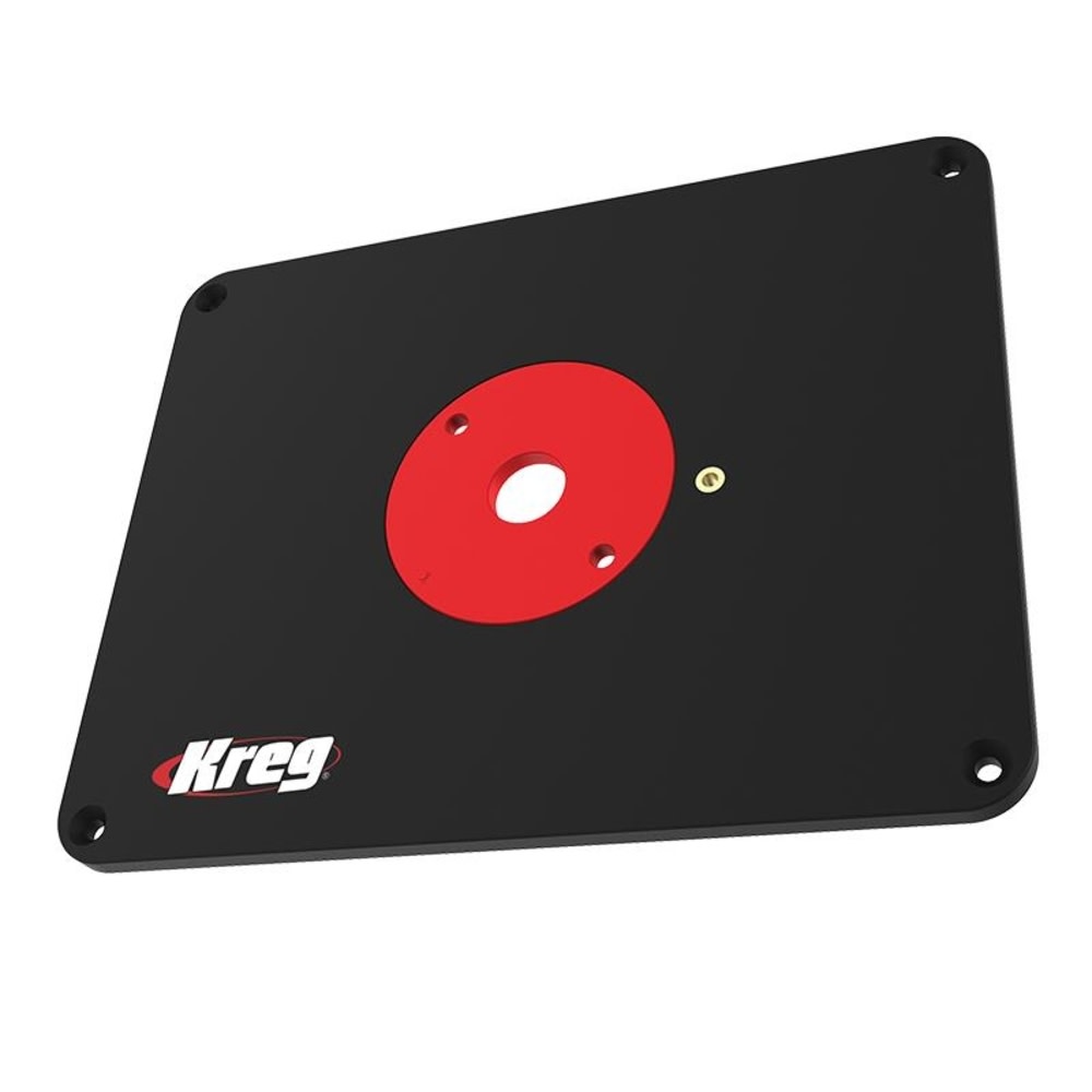 Kreg Precision Router Table Insert Plate with Level-Loc Rings (non predrilled) - Ascmtools