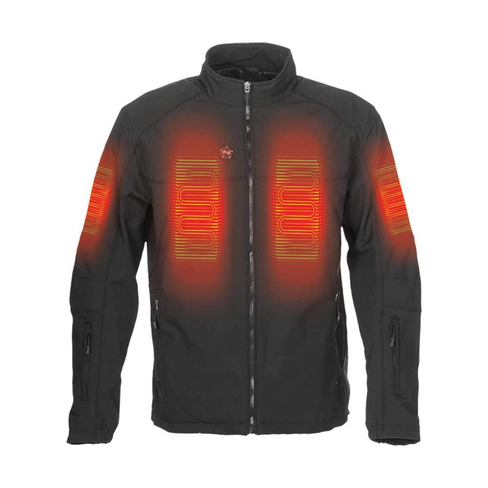 Mobile Warming 12V Dual Power Heated Jacket Mens Black 3X - Ascmtools