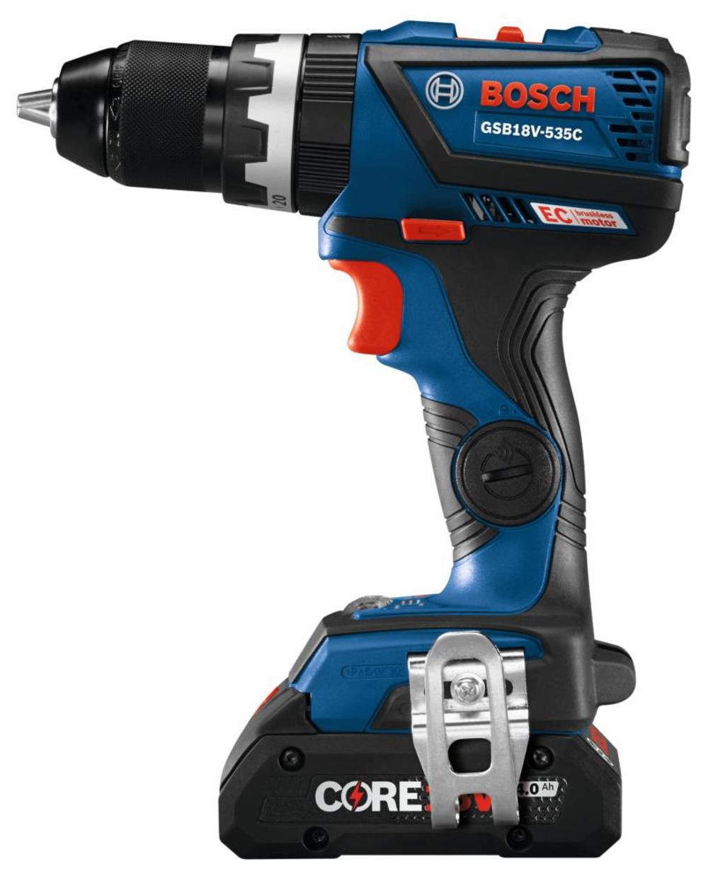 Bosch 18V EC Compact Tough 1/2″ Hammer Drill/Driver Kit - Ascmtools