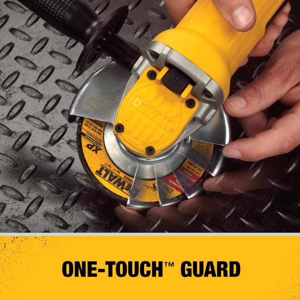 DEWALT 4-1/2 In. Paddle Switch Small Angle Grinder - Ascmtools