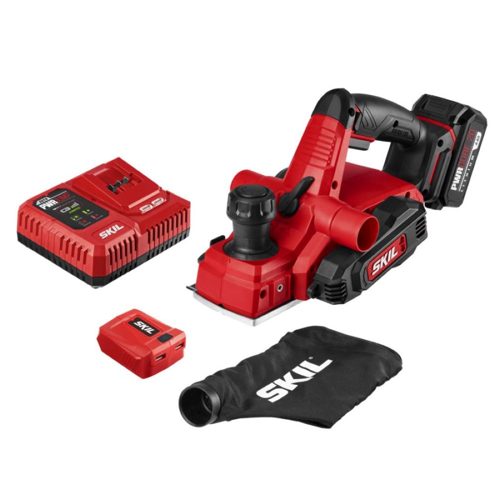 SKIL PWRCORE 20 Brushless 20V 3 1/4″ Planer Kit - Ascmtools