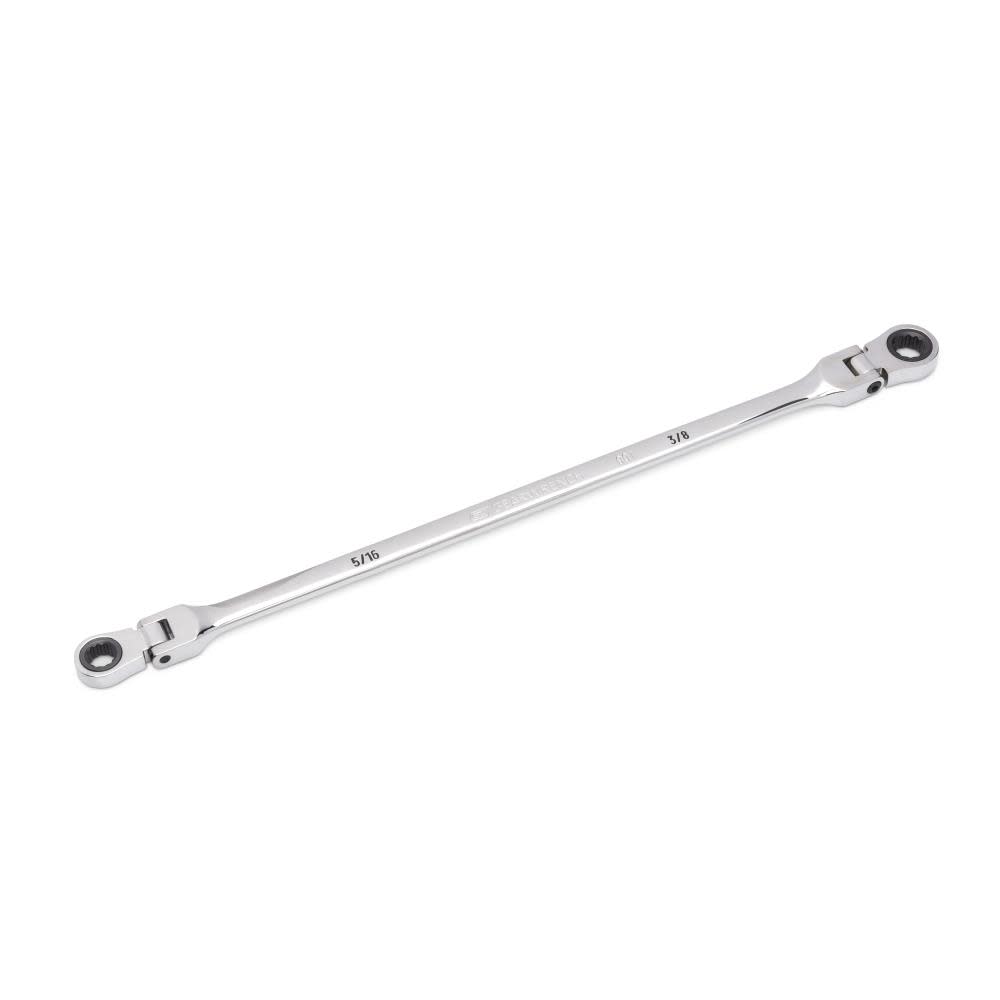 GEARWRENCH 90 Tooth 12 Point GearBox Double Flex Ratcheting Wrench 5/16×3/8 - Ascmtools