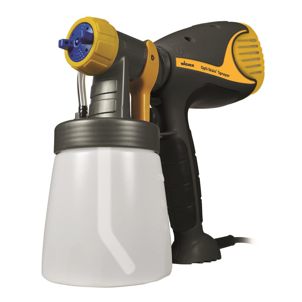 Wagner Optimus Stain Sprayer with High Volume Low Pressure Air Power Technology - Ascmtools