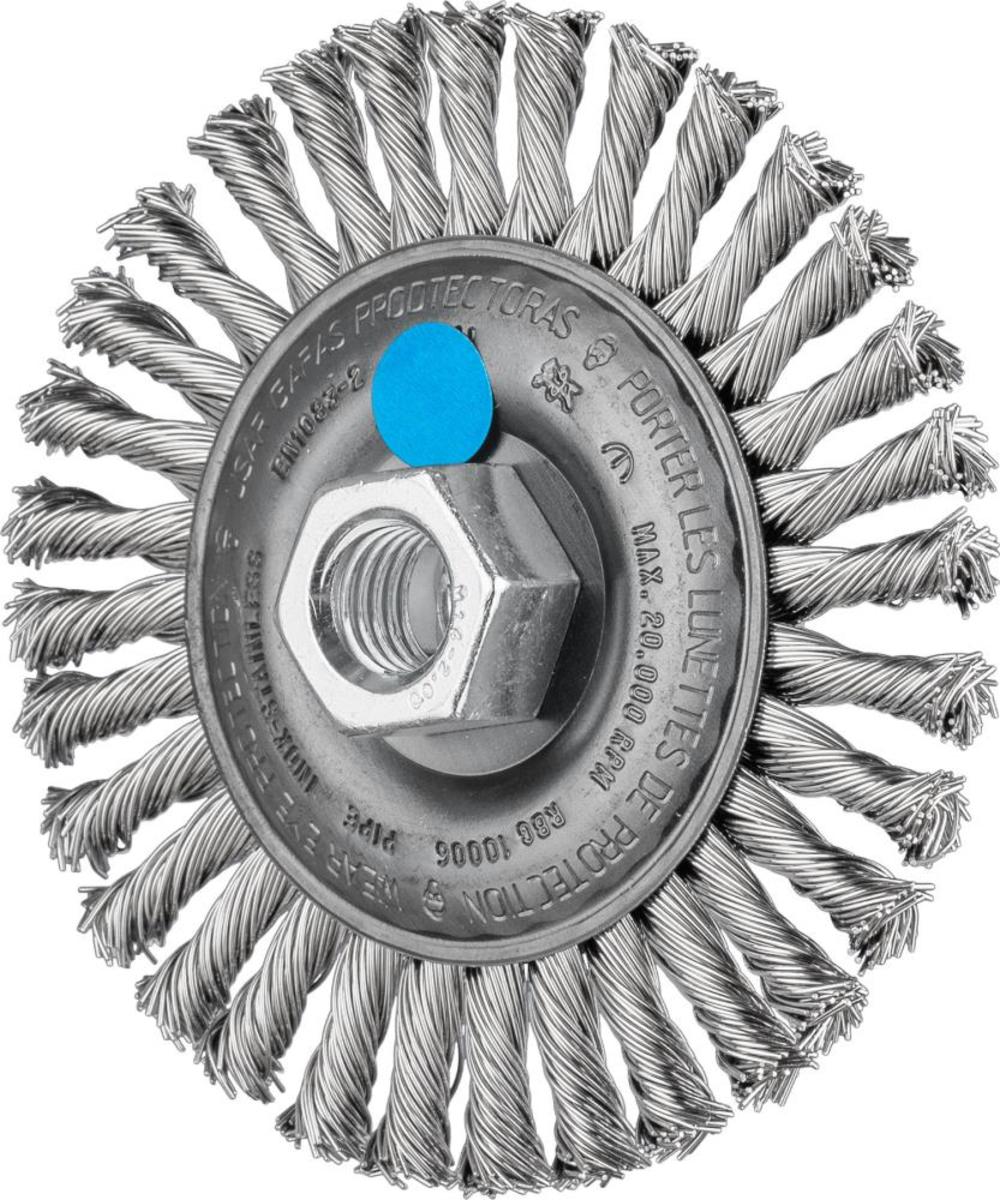 Pferd 4″ Stringer Bead Wheel .020 SS Wire 5/8 11 Thread - Ascmtools