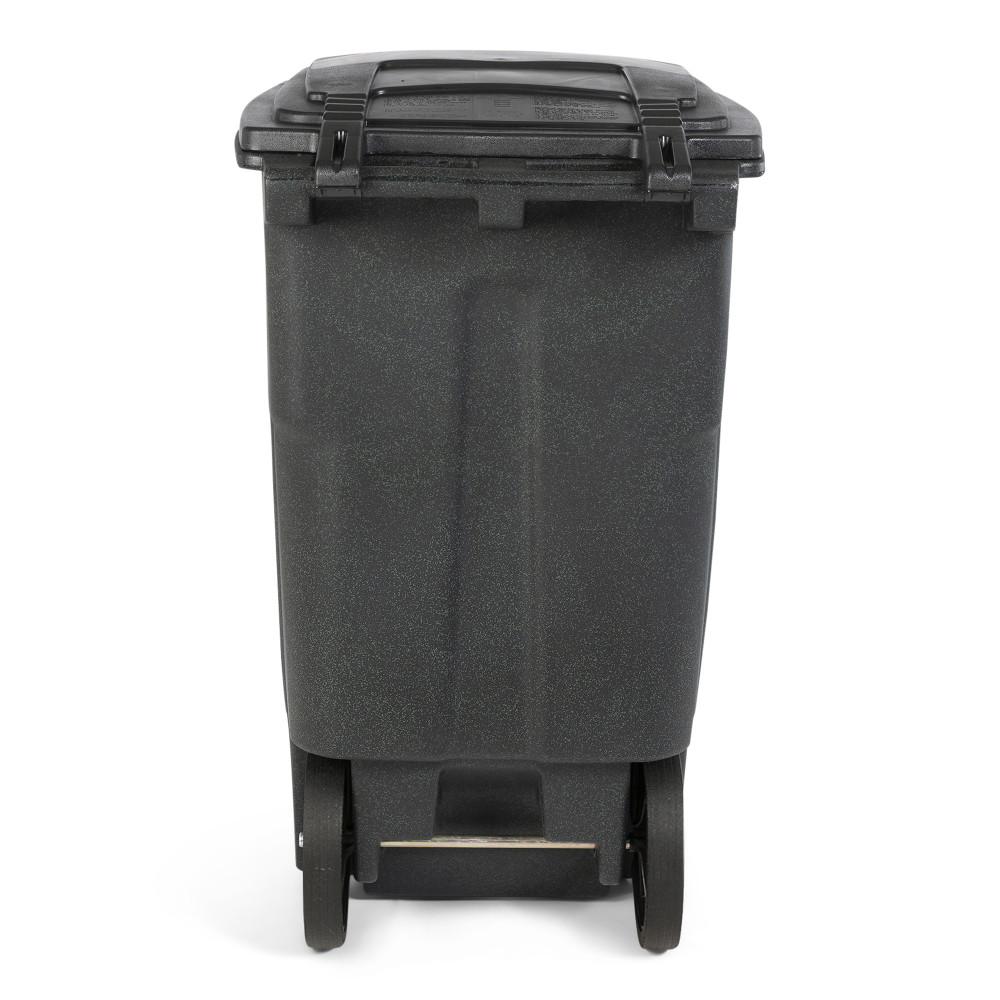 Toter 64 Gallon Trash Can Greenstone with Quiet Wheels and Lid - Ascmtools