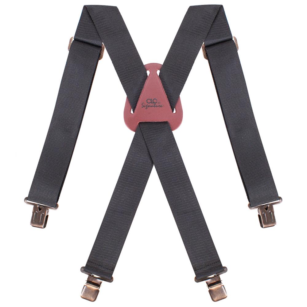CLC Black Nylon Work Suspenders - Ascmtools