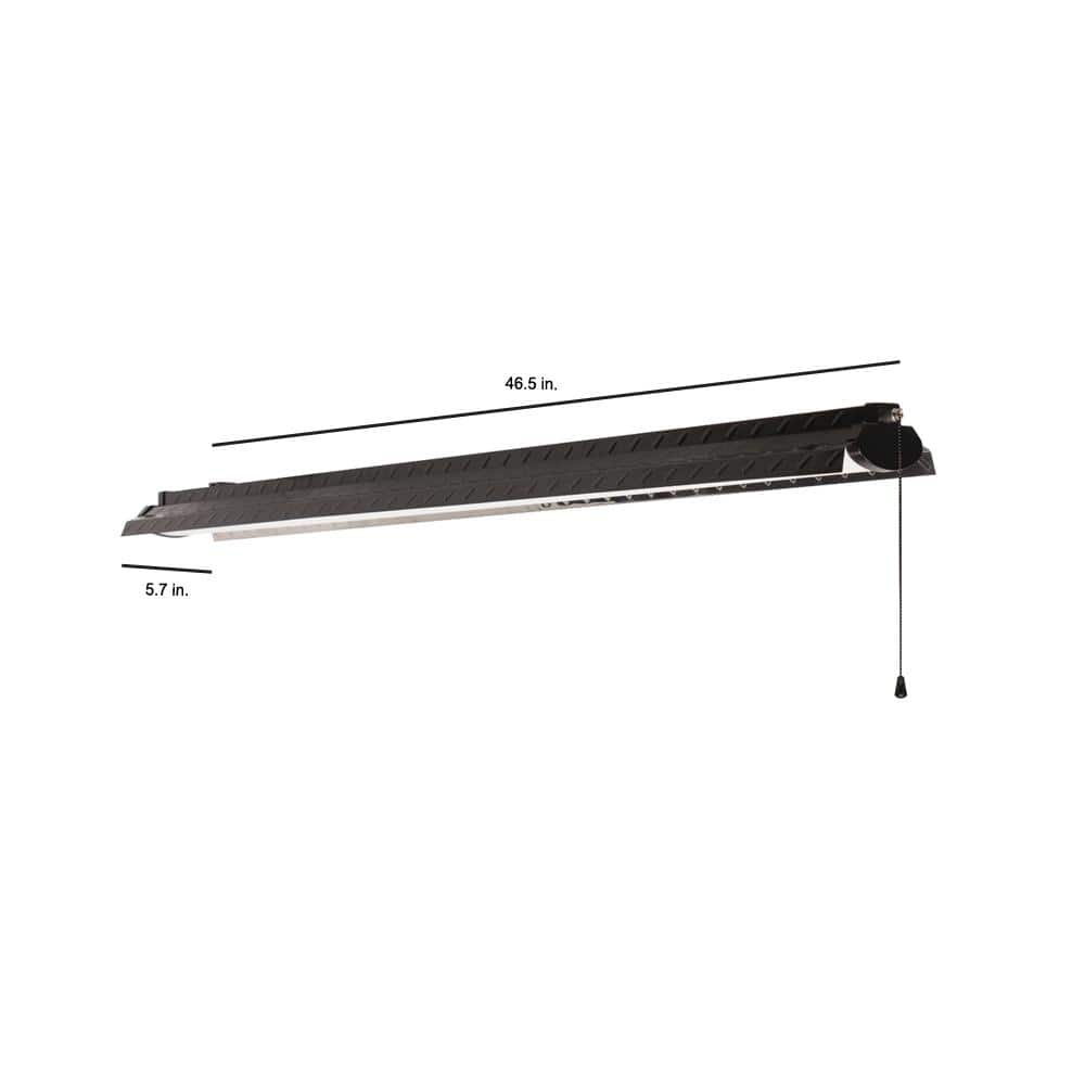 Metalux SHP Series Shop Light 40W 46.5″ 4100 Lumen Black LED - Ascmtools