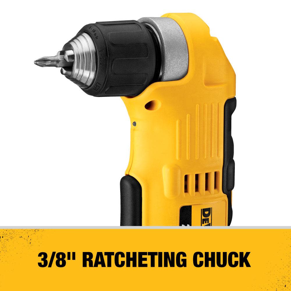 DEWALT 20V MAX 3/8″ Right Angle Drill/Driver with Starter Kit Bundle - Ascmtools