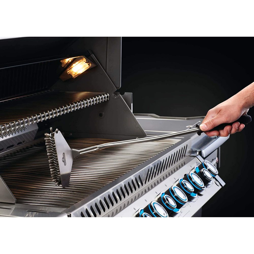 Napoleon Grill Brush Extra Wide Stainless Steel - Ascmtools