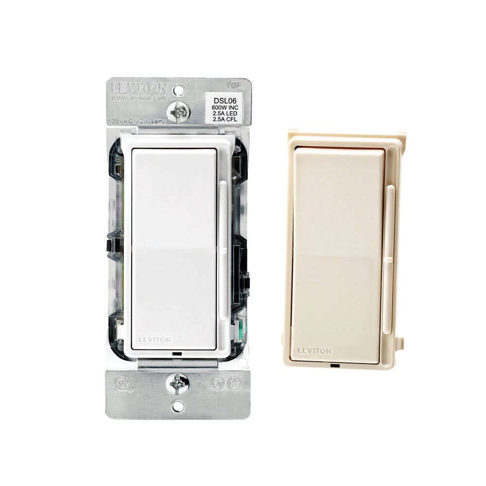 Leviton Decora Switch 600W Multi-Colored Rocker Dimmer - Ascmtools