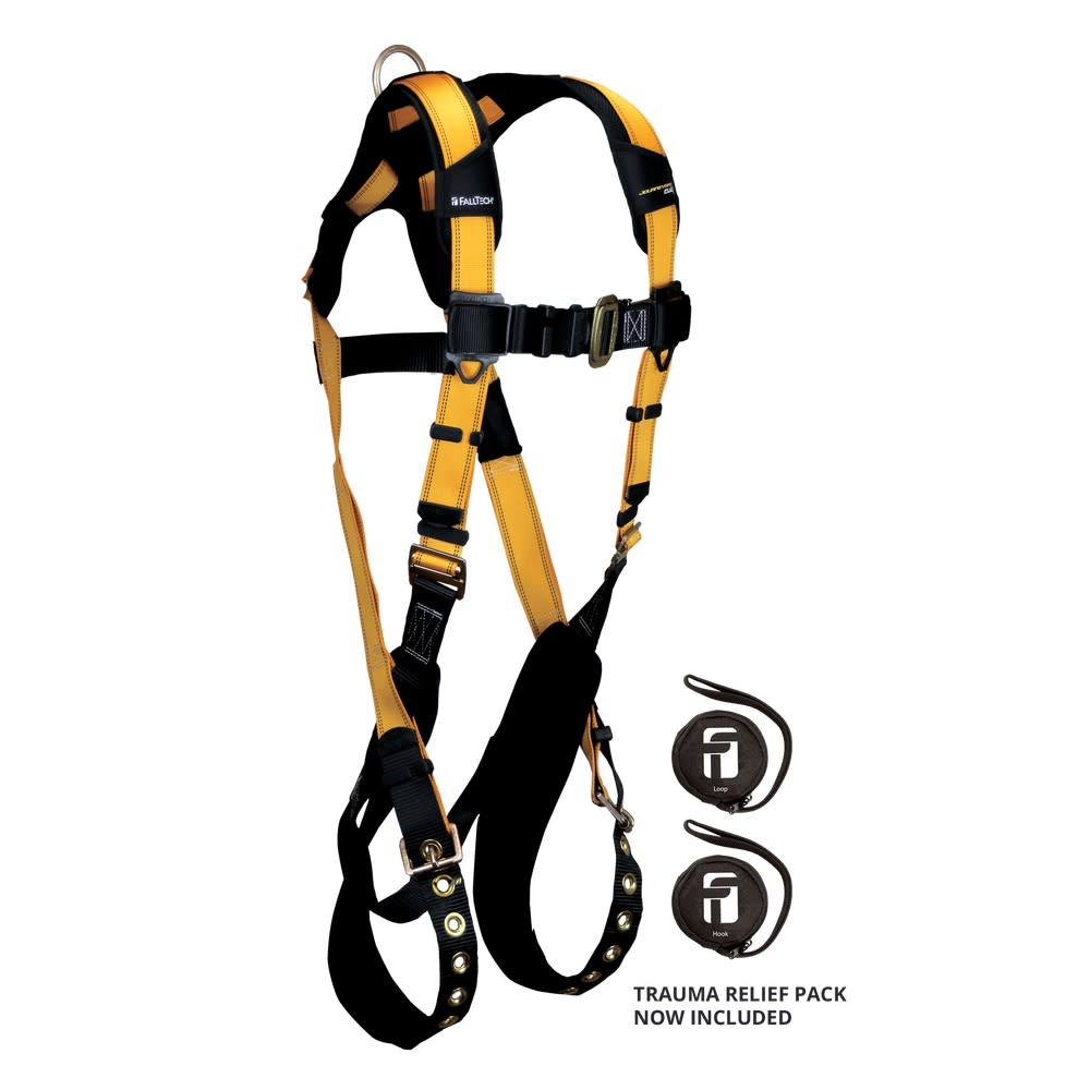 Falltech Journeyman Flex 1D Standard Full Body Harness 4X - Ascmtools