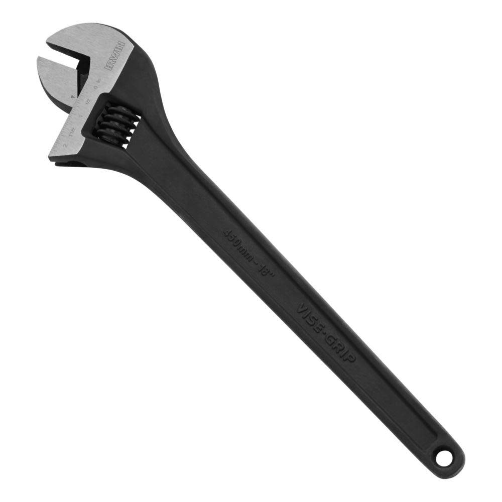 Irwin VISE-GRIP 18-in Black Oxide Adjustable Wrench - Ascmtools