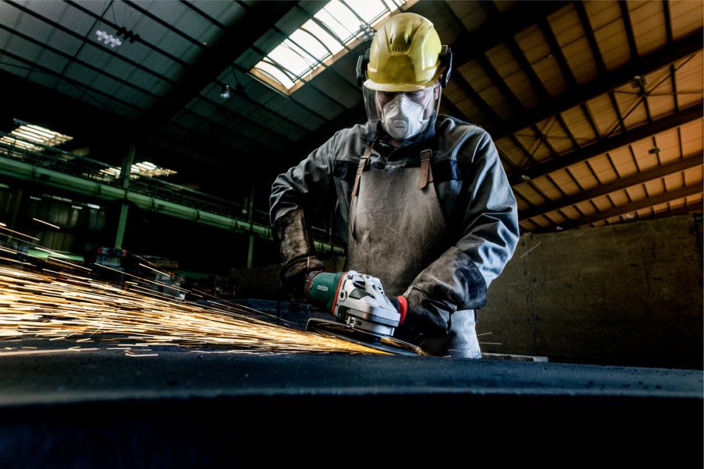 Metabo WEPB24-230MVT 9″ Angle Grinder with Brake Non Lock Paddle - Ascmtools