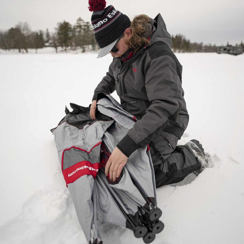 Eskimo Quickfish 3i Plaid Limited Ice Fishing House Portable - Ascmtools
