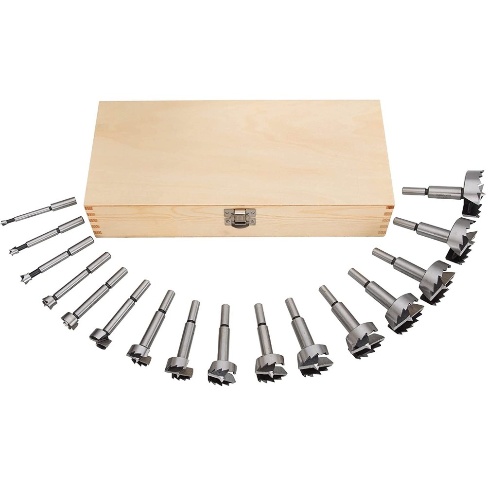 Steelex Forstner Bit Set 1/4 to 2-1/8″ 16pc - Ascmtools