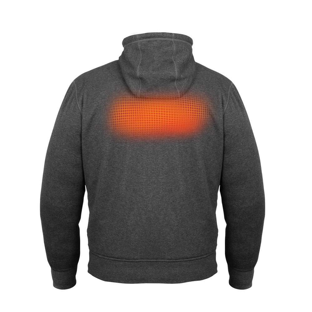 Mobile Warming Phase Plus 2.0 Hoodie Mens Gray 2X - Ascmtools