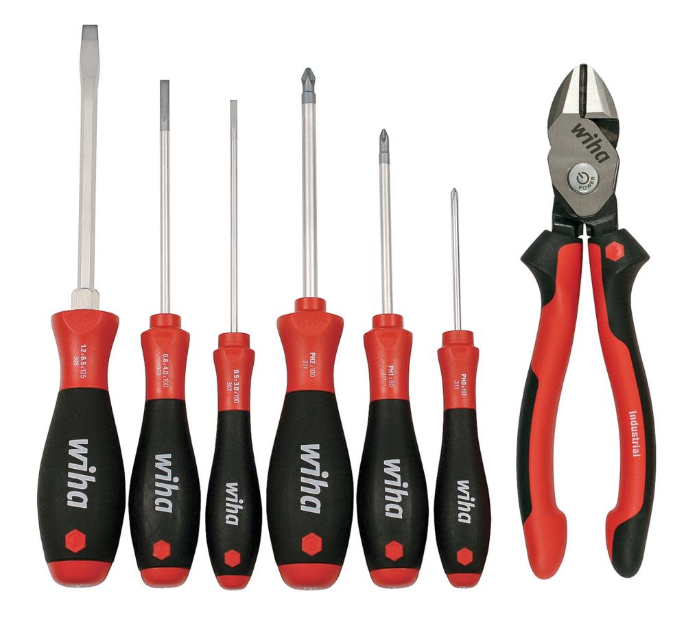 Wiha Industrial Screwdrivers Set 7pc - Ascmtools