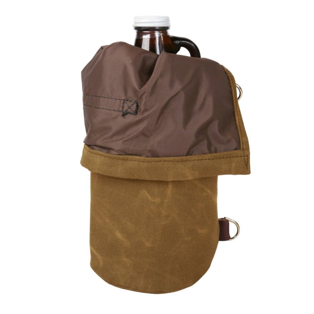 Duluth Pack Wax Khaki Canvas One Size Growler Pack - Ascmtools