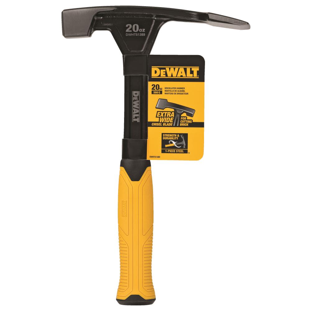 DEWALT 20 oz. Brick Layer Hammer - Ascmtools