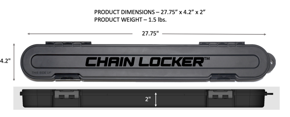 Chain Locker Chainsaw Chain Storage Case Orange - Ascmtools