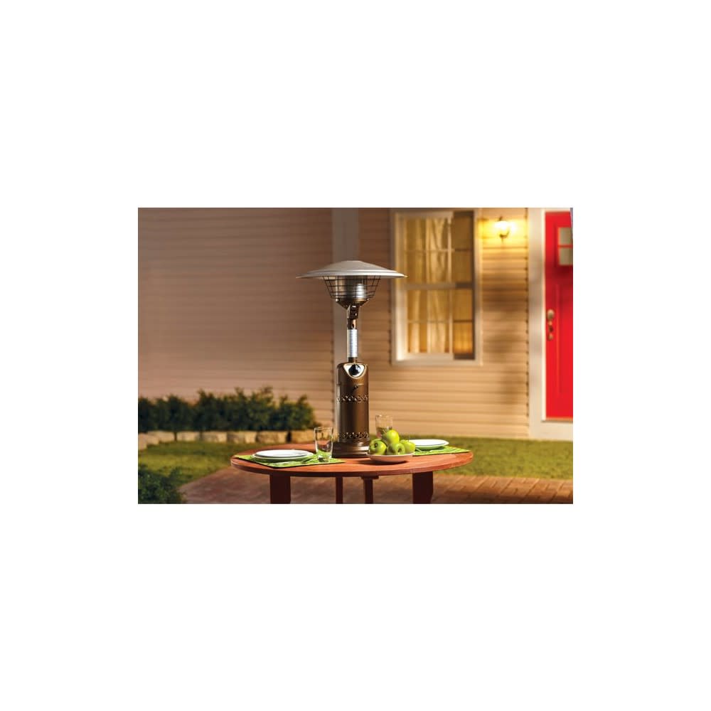 Living Accents Tabletop Patio Heater 10000 BTU Bronze Portable - Ascmtools