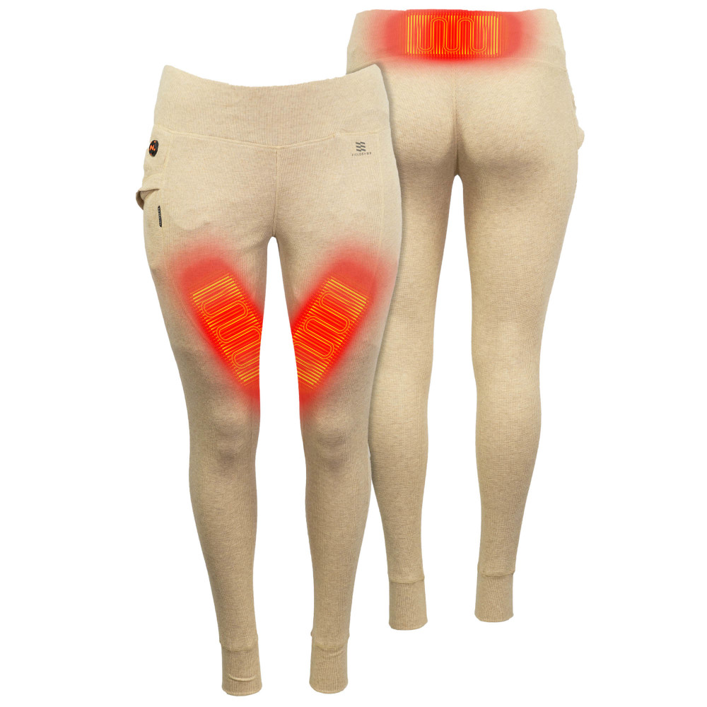Mobile Warming Thermick Baselayer Pant Womens 7.4V Tan XL - Ascmtools