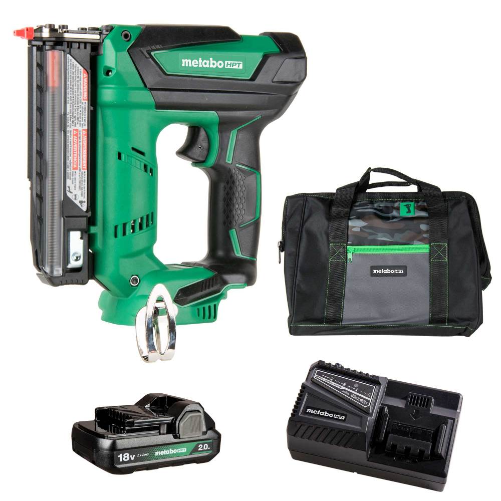 Metabo HPT 18V MultiVolt Compact 23 Gauge Compact Pin Nailer Cordless 2Ah Kit - Ascmtools
