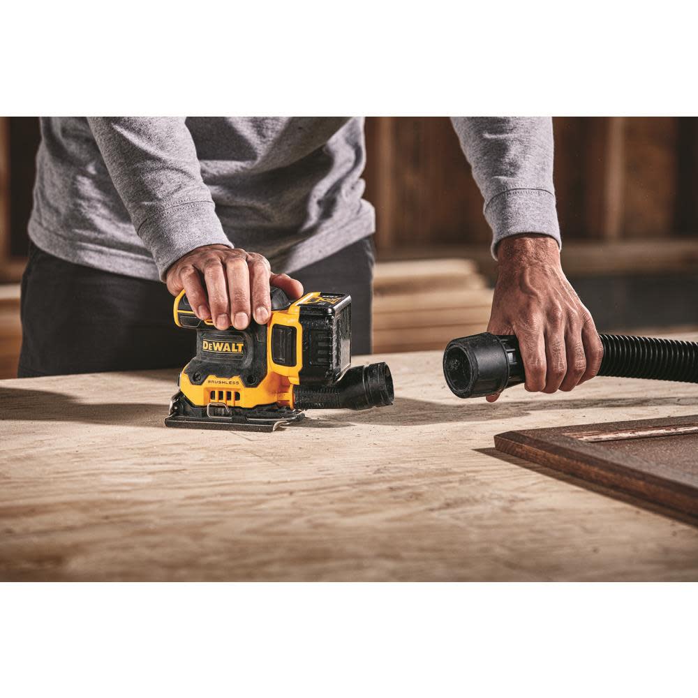 DEWALT 20V MAX XR Cordless 1/4 Sheet Variable-Speed Sander Kit (5.0 Ah Battery) - Ascmtools