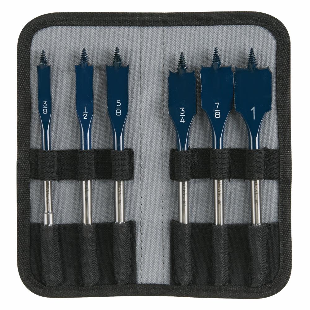Bosch 6 pc. Daredevil Standard Spade Bit Set in Pouch - Ascmtools